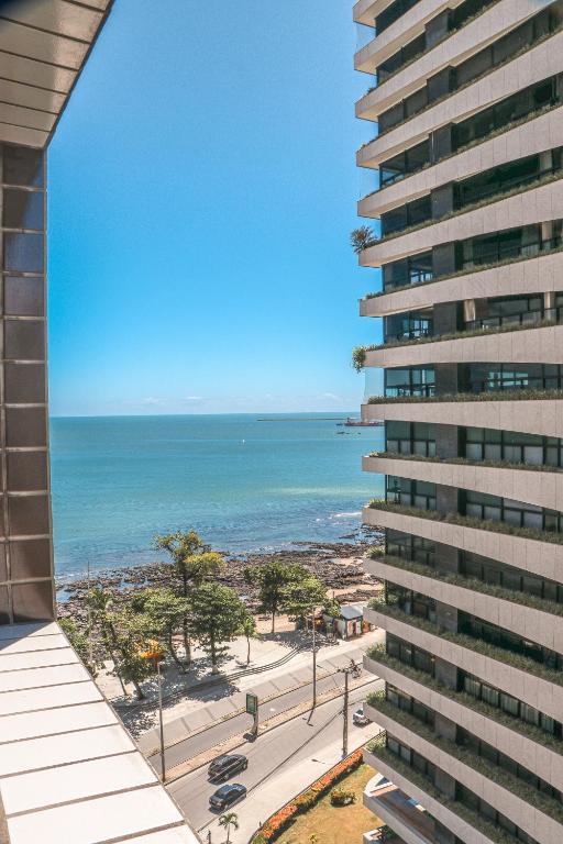  Flat na Beira Mar Vista Lateral Mar