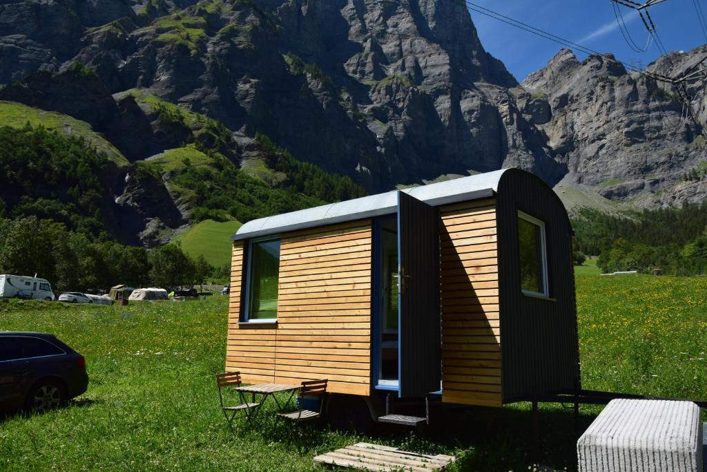 Paesaggio naturale nelle vicinanze del campeggio