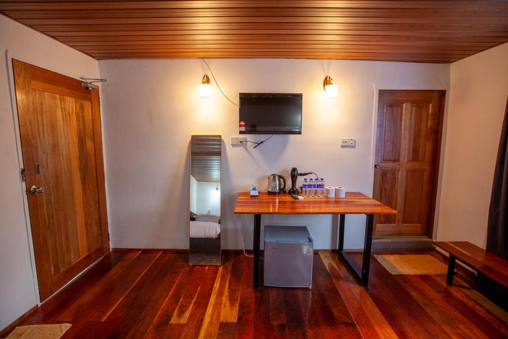 Kuchyň nebo kuchyňský kout v ubytování Joe Fisherman Inn