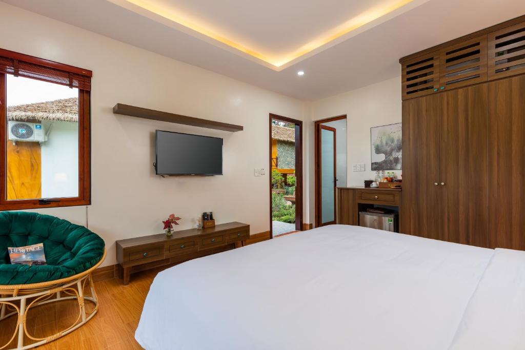 Mộc Châu Eco Garden Resort - Double Room With Spa Bath