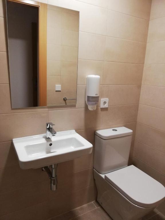 Koupelna v ubytování Hostal Rosa