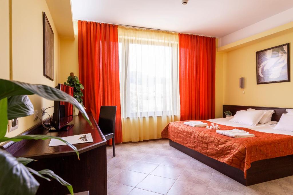 Postel nebo postele na pokoji v ubytování Spa Hotel Aspa Vila