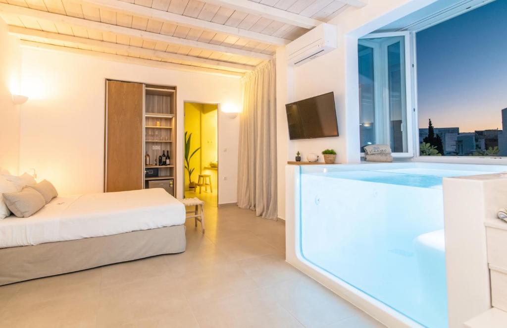 Voodi või voodid majutusasutuse Vincenzo Family Rooms toas