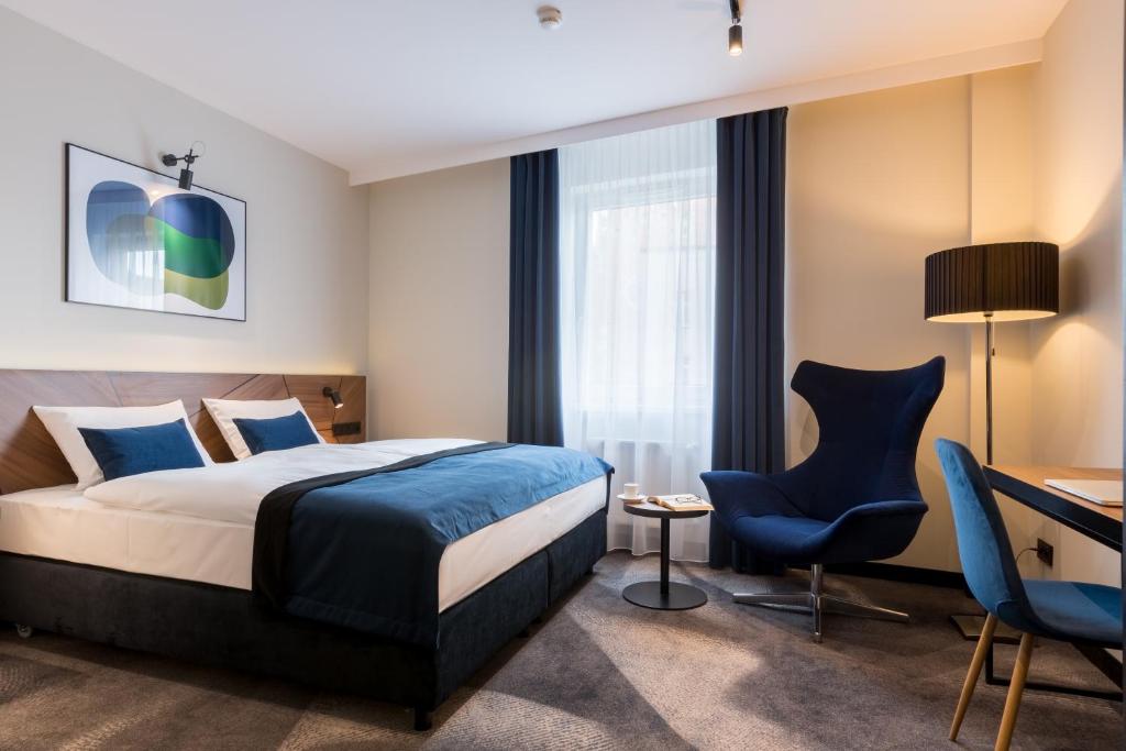 Posteľ alebo postele v izbe v ubytovaní Ascot Premium Hotel