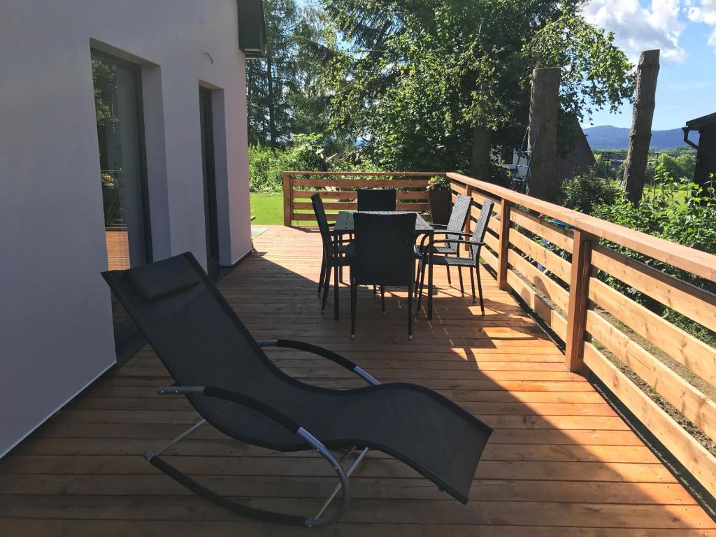 Een balkon of terras bij Chata Bellis