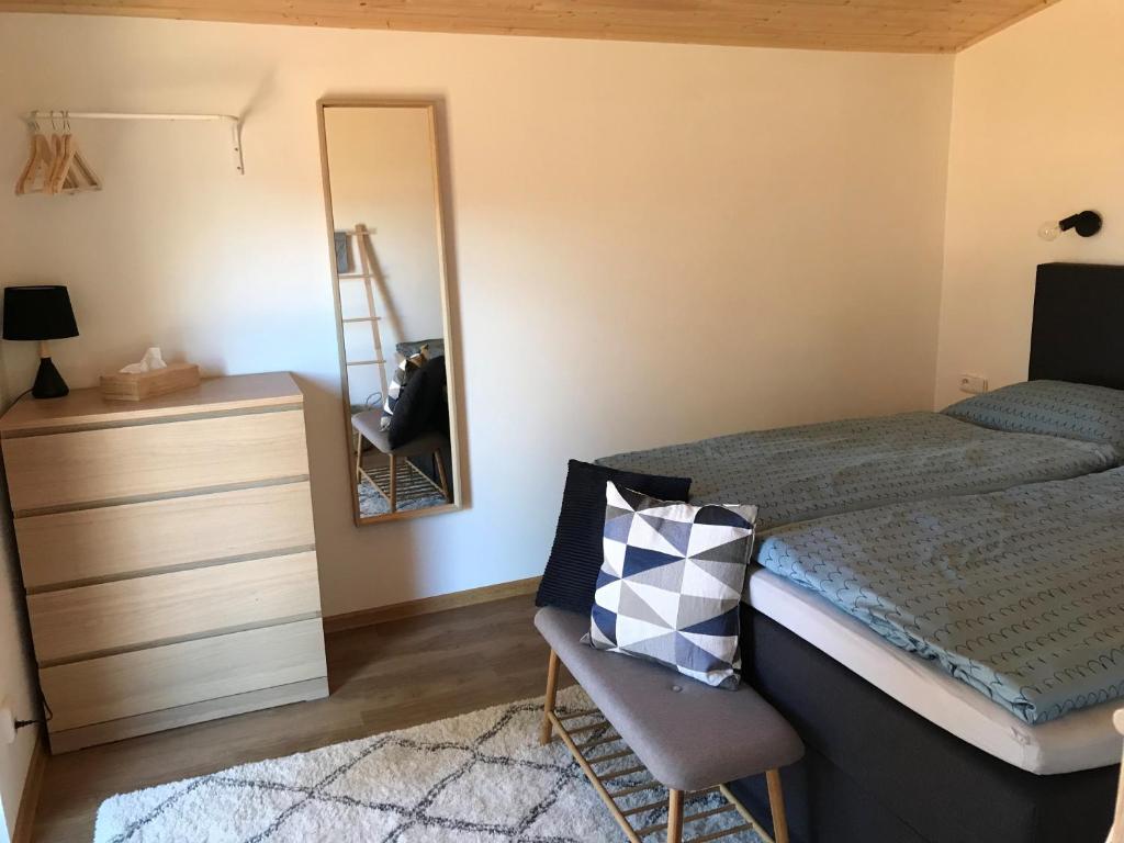 Een bed of bedden in een kamer bij Chata Bellis