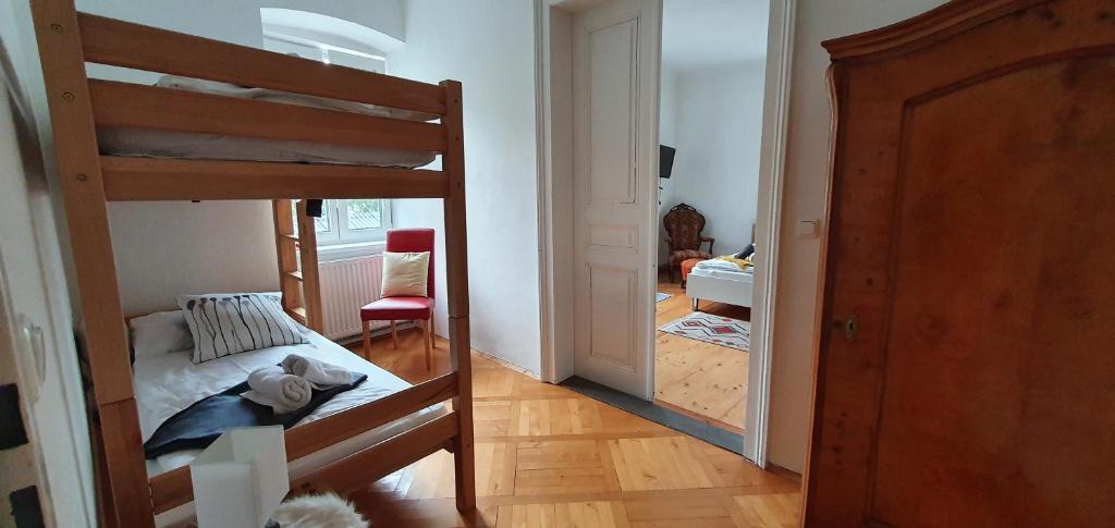 Posteľ alebo postele v izbe v ubytovaní Appartements Maximilian