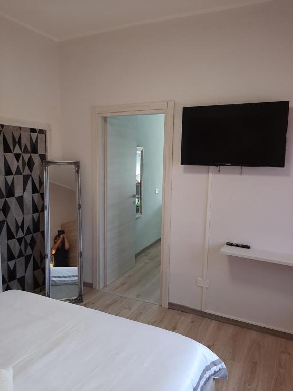 Postel nebo postele na pokoji v ubytování riverview67