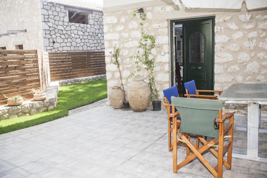 En terrasse eller udendørsområde på Villa Damiani