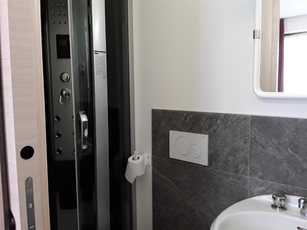 Koupelna v ubytování Residence Ables
