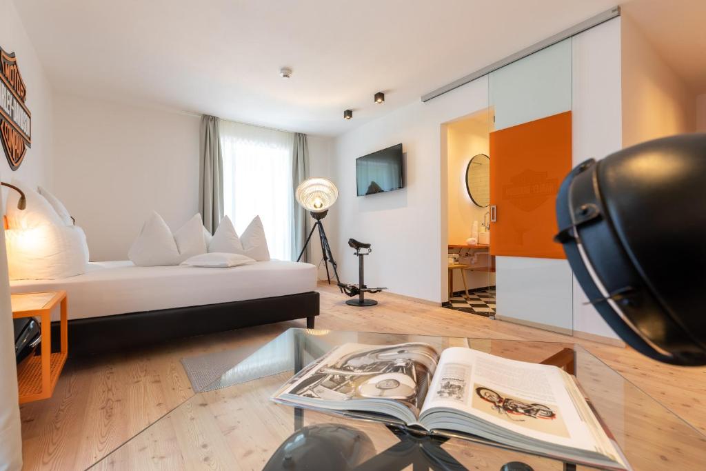 Al Plan, A mountain moving hotel - Chambre Double De Luxe Avec Vue En Montagne