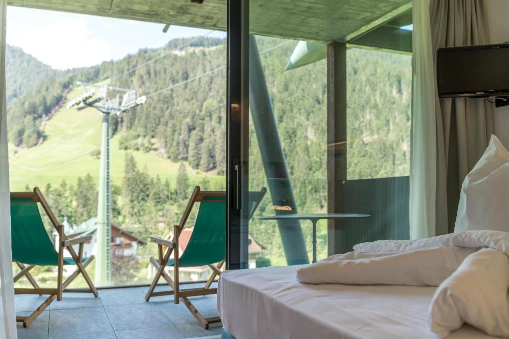 Al Plan, A mountain moving hotel - Chambre Double De Luxe Avec Vue En Montagne