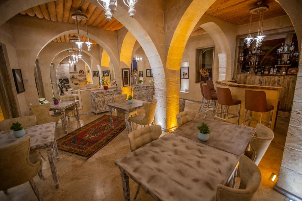 Posezení v ubytování Karlık Cave Suite Cappadocia