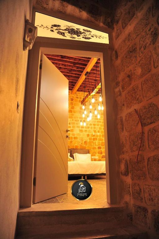 Koupelna v ubytování Salah Aldin House