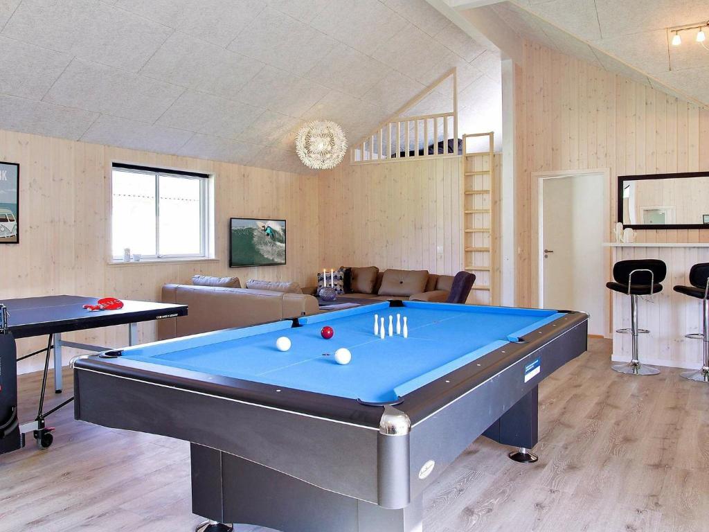Biliár nebo kulečník v ubytování Holiday home Kappeln XI