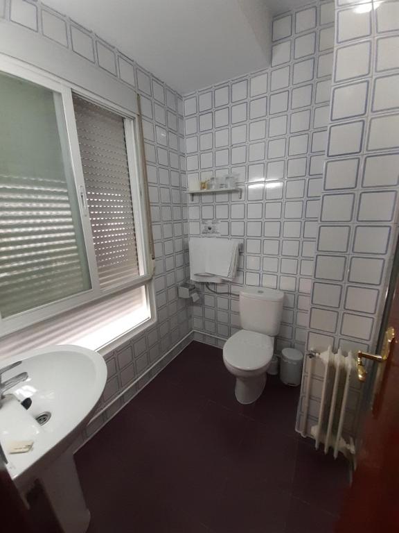 Koupelna v ubytování Hotel Andalucía
