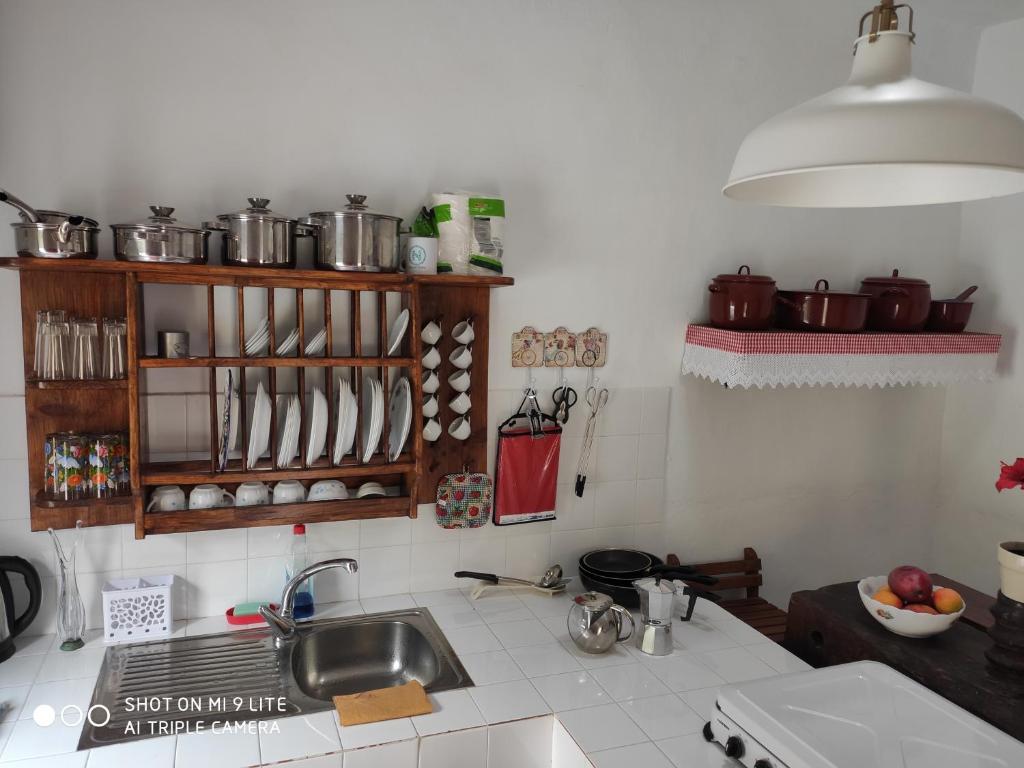 Kuchyň nebo kuchyňský kout v ubytování LA BARSONERA
