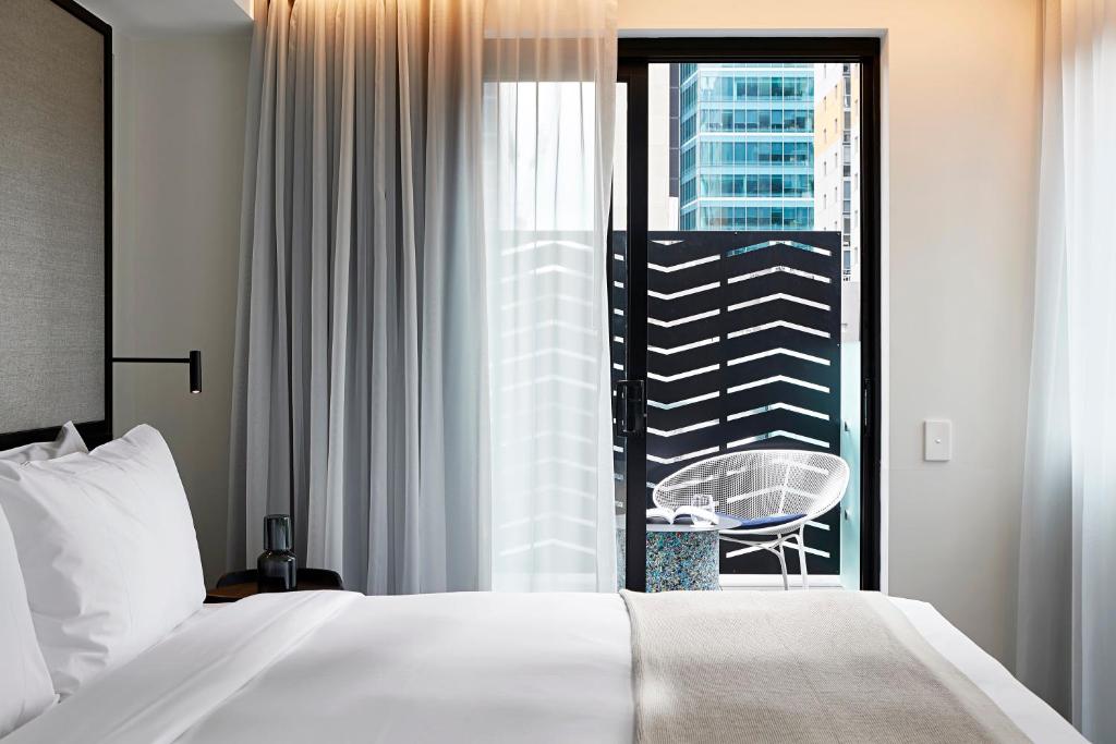 Lancemore Crossley St. Melbourneにあるベッド
