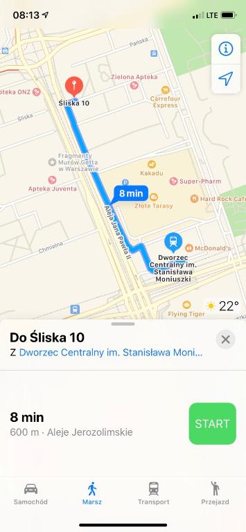 Sliska apartment Warsaw - Studio Apartment
