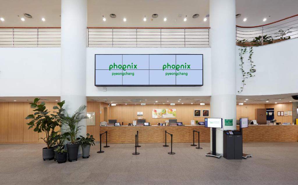 Vstupní hala nebo recepce v ubytování Phoenix Resort Pyeongchang