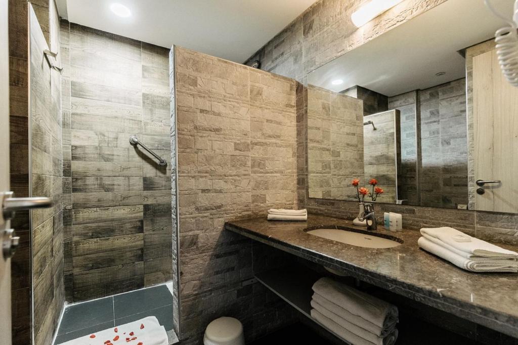 Vannituba majutusasutuses Wazo Appart-Hôtel