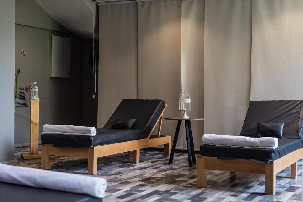 Istumisnurk majutusasutuses Wazo Appart-Hôtel