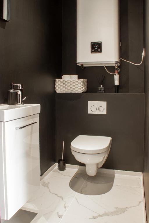 Koupelna v ubytování Appartement La Madeleine