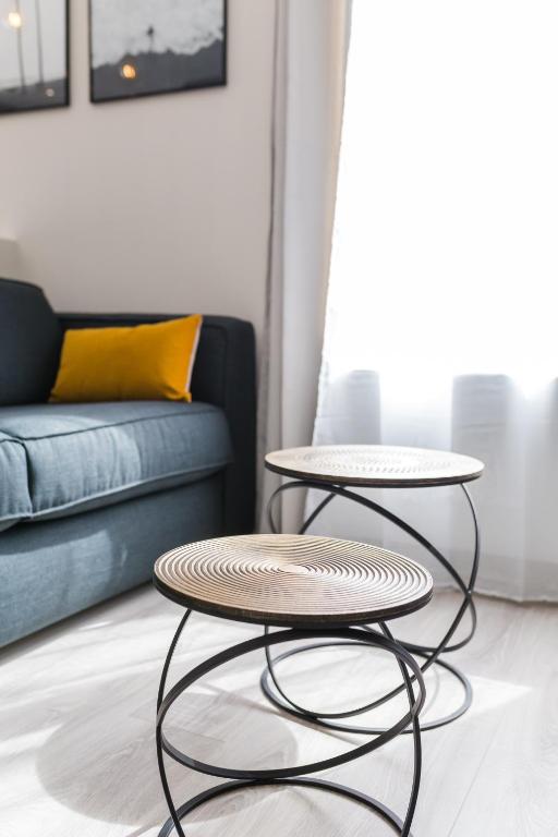 Posezení v ubytování Appartement La Madeleine