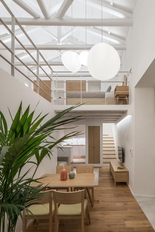 A seating area at NESEA Boutique Apartments
