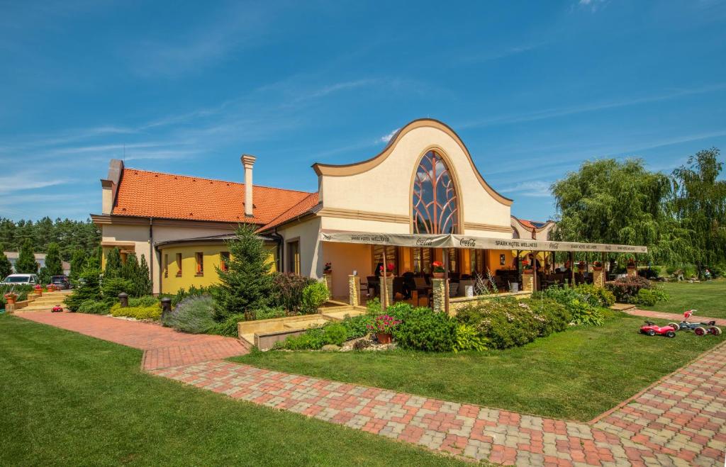 Zahrada ubytování Wellness hotel Spark