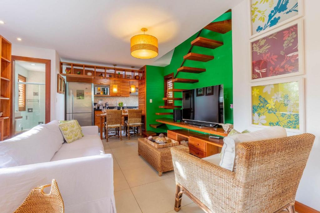  PF04 Maravilhoso Quarto e Sala Duplex - Vila de Praia do Forte