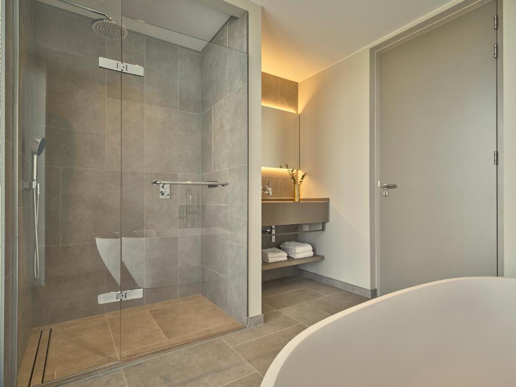 Salle de bains dans l'établissement Hotel de Blanke Top