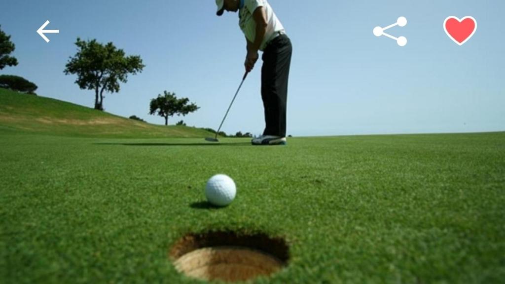 Zaplecze golfowe tego kompleksu wypoczynkowego lub w pobliżu