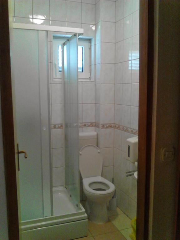 Koupelna v ubytování Guest House Frane