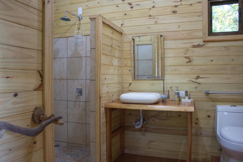 Koupelna v ubytování Forest Lodge