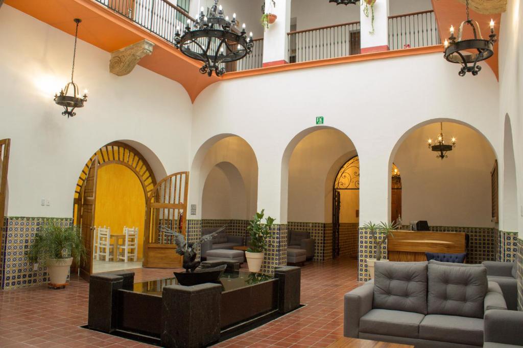 Posezení v ubytování Hotel Real de Castilla Colonial