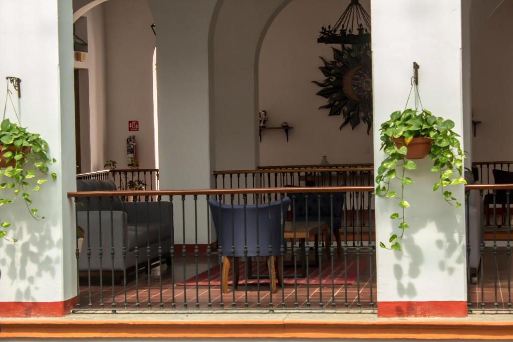 Balkón nebo terasa v ubytování Hotel Real de Castilla Colonial