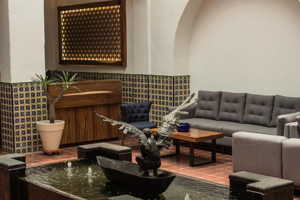 Posezení v ubytování Hotel Real de Castilla Colonial