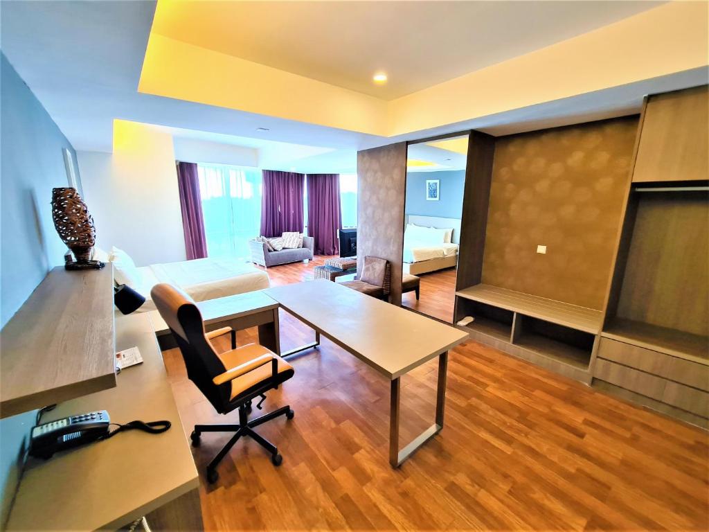 Posezení v ubytování Nexus Business Suite Hotel