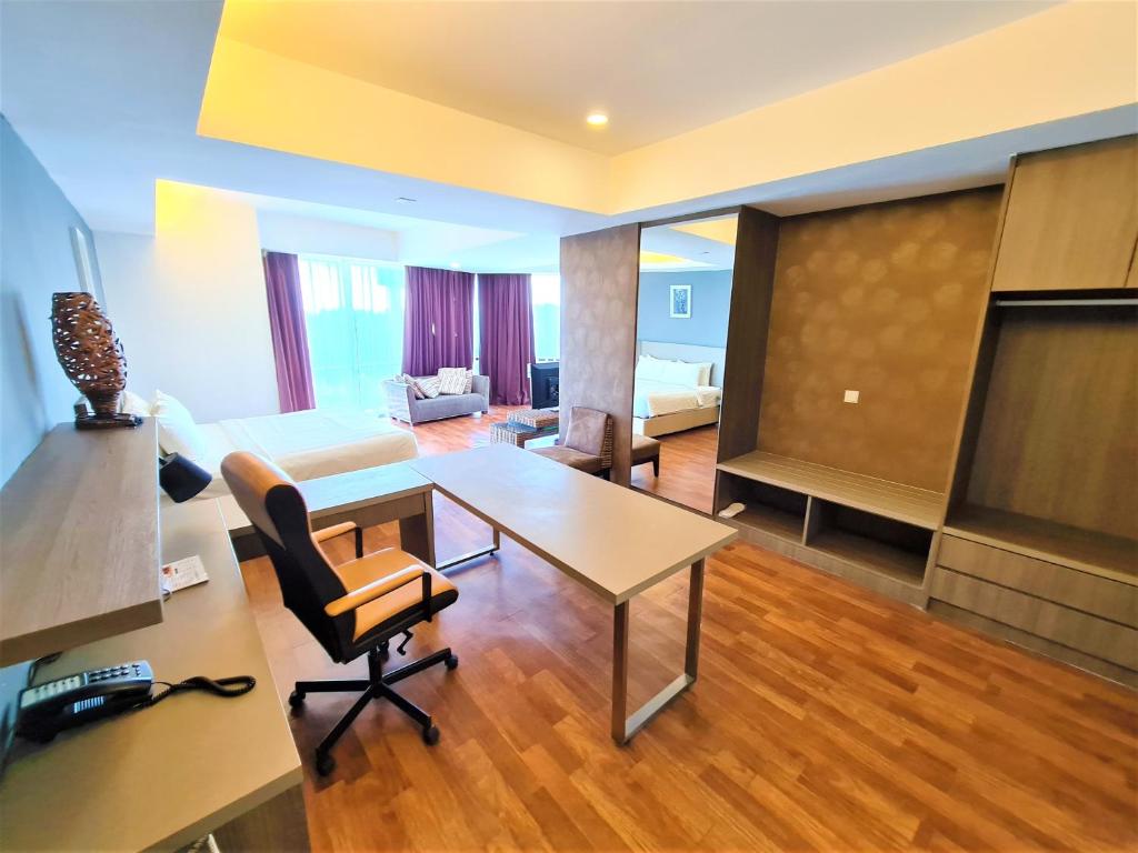 Posezení v ubytování Nexus Business Suite Hotel