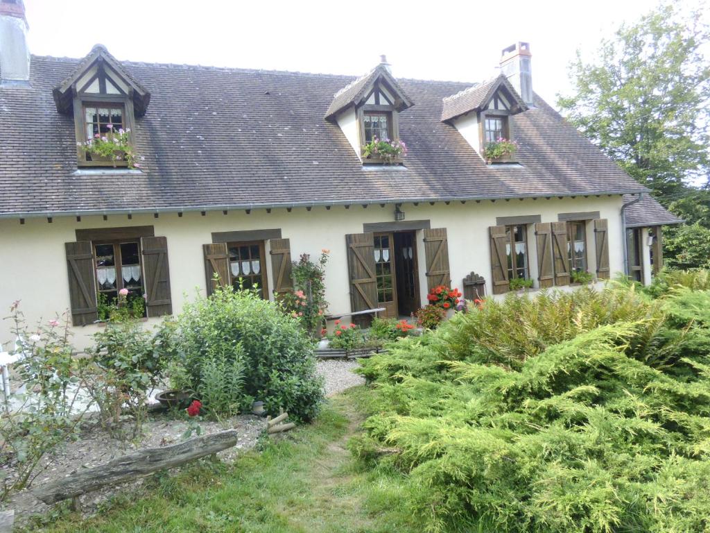 Zahrada ubytování la maison du sabotier