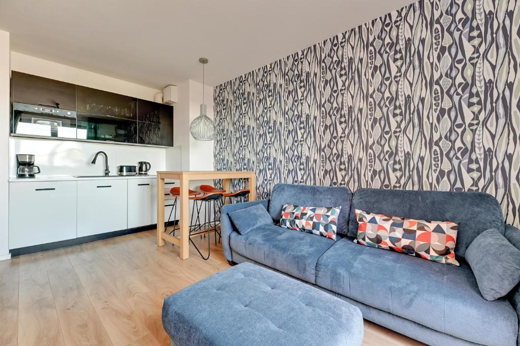 Kuchyňa alebo kuchynka v ubytovaní GRANO FLATS Gdańsk - Chmielna 73