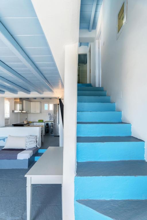 Postel nebo postele na pokoji v ubytování Sea View Villa Serifos Island