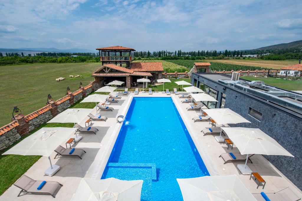 Bazén v ubytování Villa Mosavali nebo v jeho okolí