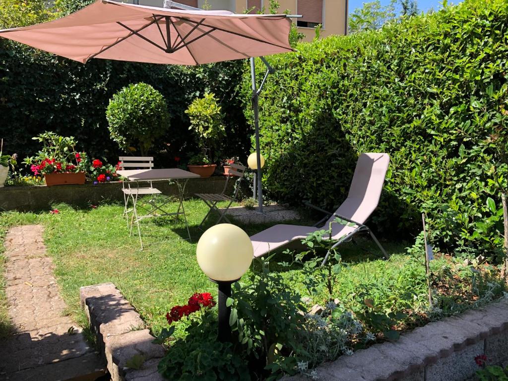 Vonkajšia záhrada v ubytovaní La terrazza di Elena
