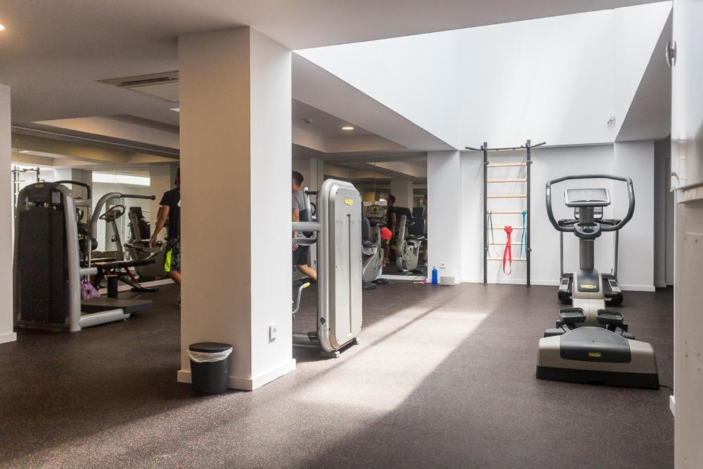 Posilňovňa alebo fitness centrum v ubytovaní ApartUP Denia Beachfront Deluxe