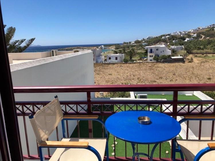 Balkón nebo terasa v ubytování Akrogiali Hotel