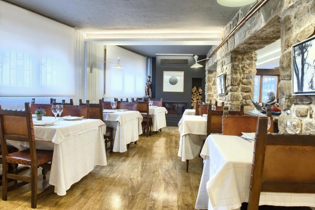 Posezení v ubytování Hotel Rural Izar Ondo