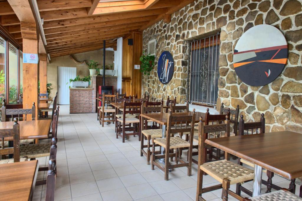 Restaurace v ubytování Hotel Rural Izar Ondo