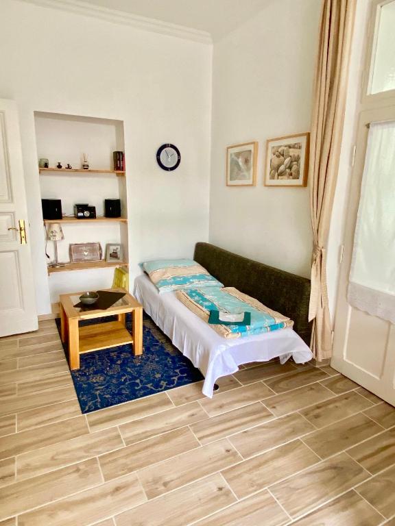 Postel nebo postele na pokoji v ubytování Villa Bergfried